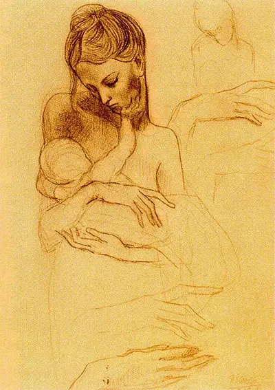 Mother and Child 1905 Pablo Picasso